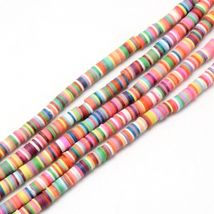 Surfer beads 6mm mixed colour, full string ca 380 pieces