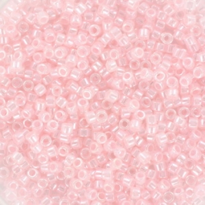 Miyuki Delica's 11/0 2mm ceylon baby pink DB0234, 4 gram
