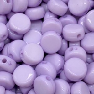 Acryl kralen rond lavender, per 5 stuks 