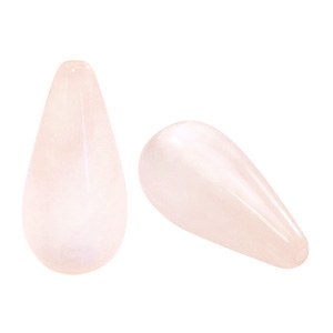 drop bead polaris pink, per piece