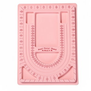 Kralen design bord pink