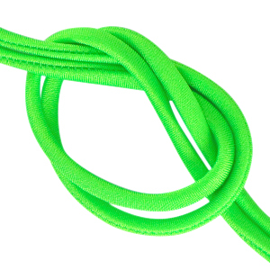 Stitched elastisch ibiza lint neon green, 49 cm