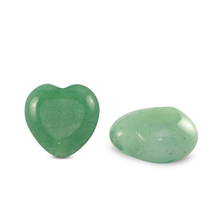 12mm Natuursteen kraal aventurijn kwarts hart Green