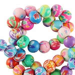 Polymer Beads 6-7 mm Multicolour, 10 pieces