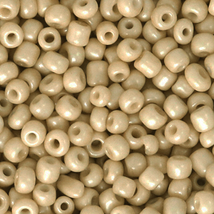 Seed beads 3mm Sand Brown, 15 gram