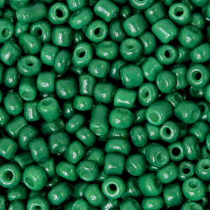 Rocailles 3mm traffic green, 15 gram