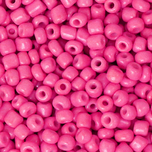 Rocailles 3mm fuchisia pink, 15 gram