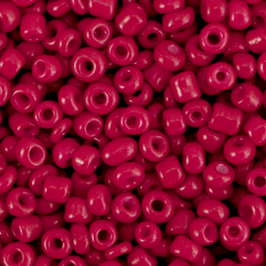 Rocailles 3mm cherry red, 15 gram