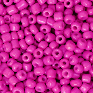 Rocailles 3mm bright magenta pink, 15 gram
