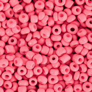Rocailles 3mm tulip red, 15 gram