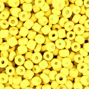Rocailles 3mm bold neon yellow, 15 gram