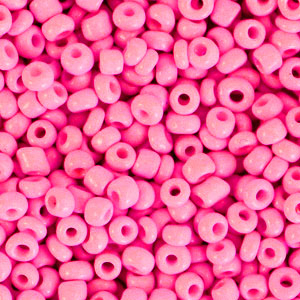 Rocailles 3mm bubble gum pink, 15 gram